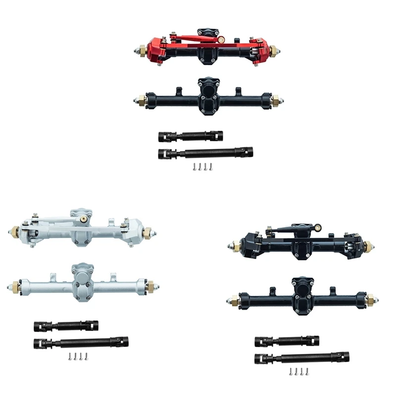 for Axial SCX24 1/24 RC Crawler Car Metal Front & Rear Axle Complete Axles with Drive Shaft Upgrade Parts Accessories
for Axial SCX24 1/24 RC Crawler Car Metal Front & Rear Axle Complete Axles with Drive Shaft Upgrade Parts Accessories