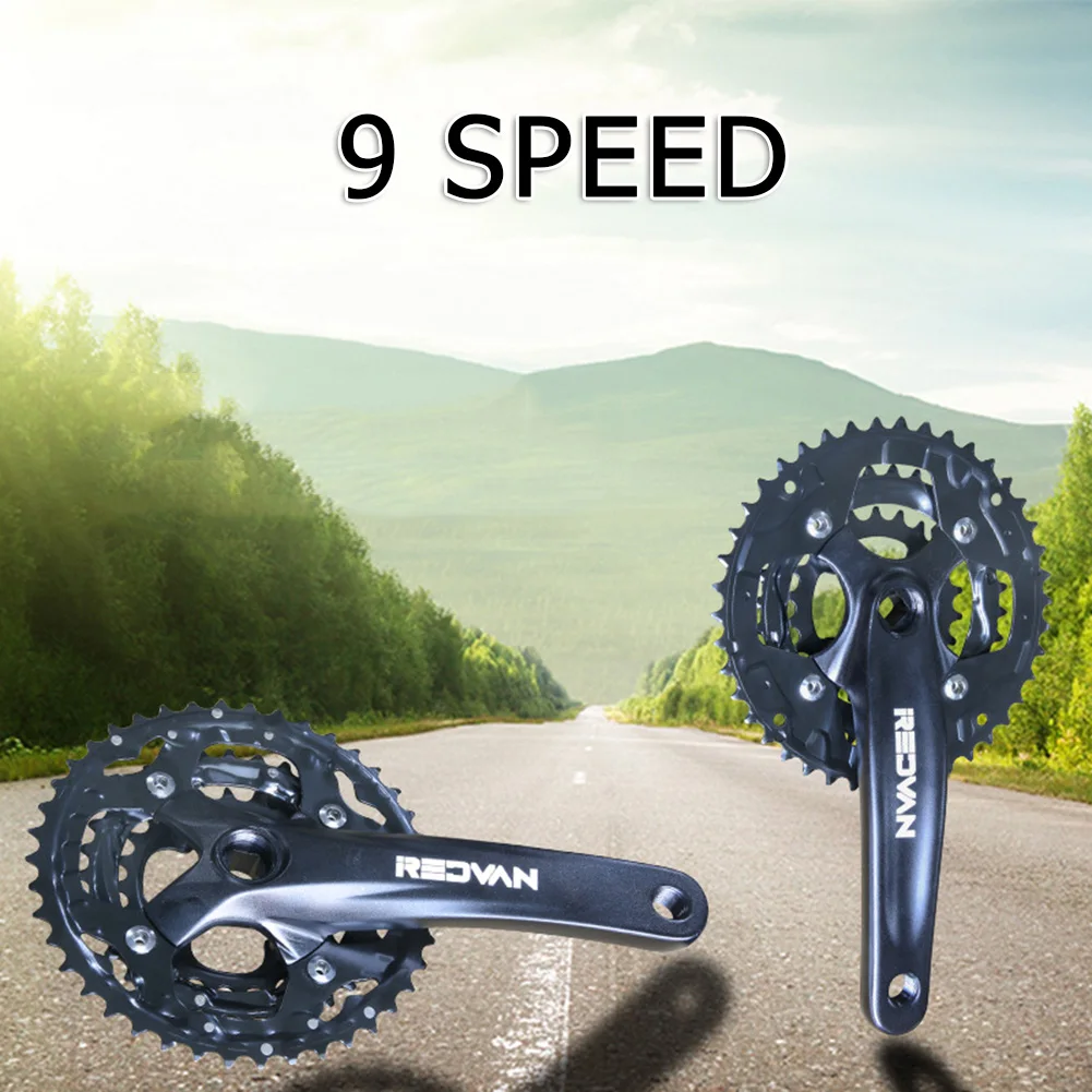 Aluminum Alloy 9 Speed MTB Bike Crankset 24T 32T 42T Bicycle Chainring 170mm Crank Bottom Bracket Split Structure Cycling Parts
Aluminum Alloy 9 Speed MTB Bike Crankset 24T 32T 42T Bicycle Chainring 170mm Crank Bottom Bracket Split Structure Cycling Parts
