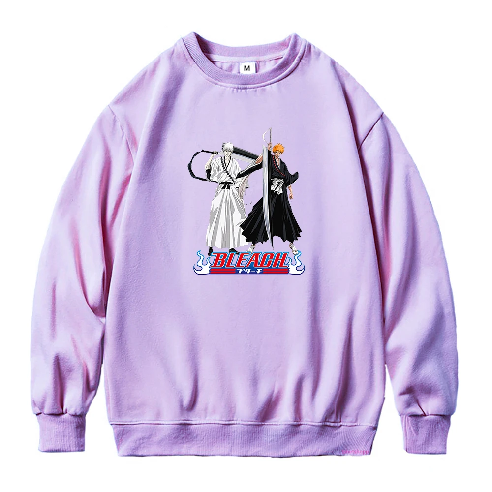 Anime Bleach Hoodie Winter Women Tops Oversized O-Neck Hoodies Cartoon Black and White Ichigo Loose Fleece Pullover Sweatshirts
Anime Bleach Hoodie Winter Women Tops Oversized O-Neck Hoodies Cartoon Black and White Ichigo Loose Fleece Pullover Sweatshirts