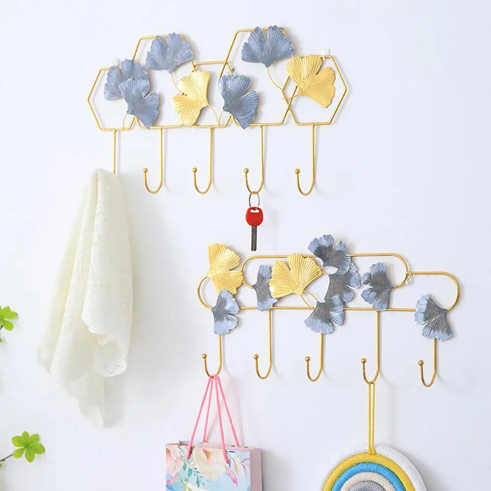 Gold Hanging Storage Rack Wrought Iron Hook Hanger Creative Leaf Shape Nordic Style For Home Bathroom Decoration
Gold Hanging Storage Rack Wrought Iron Hook Hanger Creative Leaf Shape Nordic Style For Home Bathroom Decoration