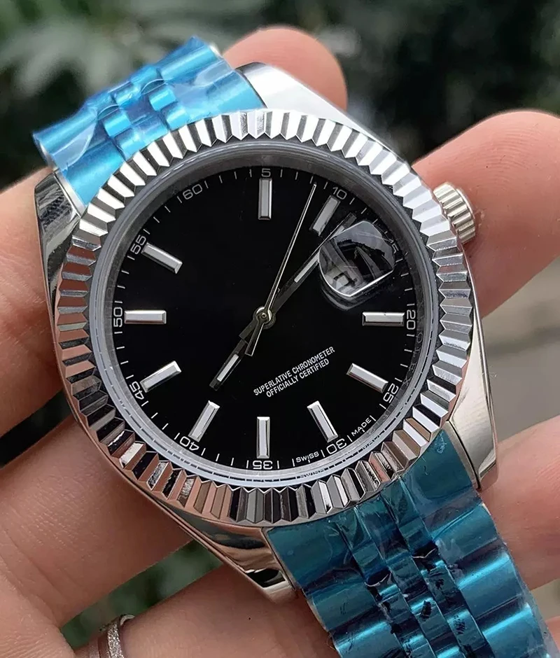 Luxury Brand Grey Mens Watch 41m Black Men Date just 2813 Mechanical Automatic Jubbile Desinger Mens Watches Wristwatches
Luxury Brand Grey Mens Watch 41m Black Men Date just 2813 Mechanical Automatic Jubbile Desinger Mens Watches Wristwatches