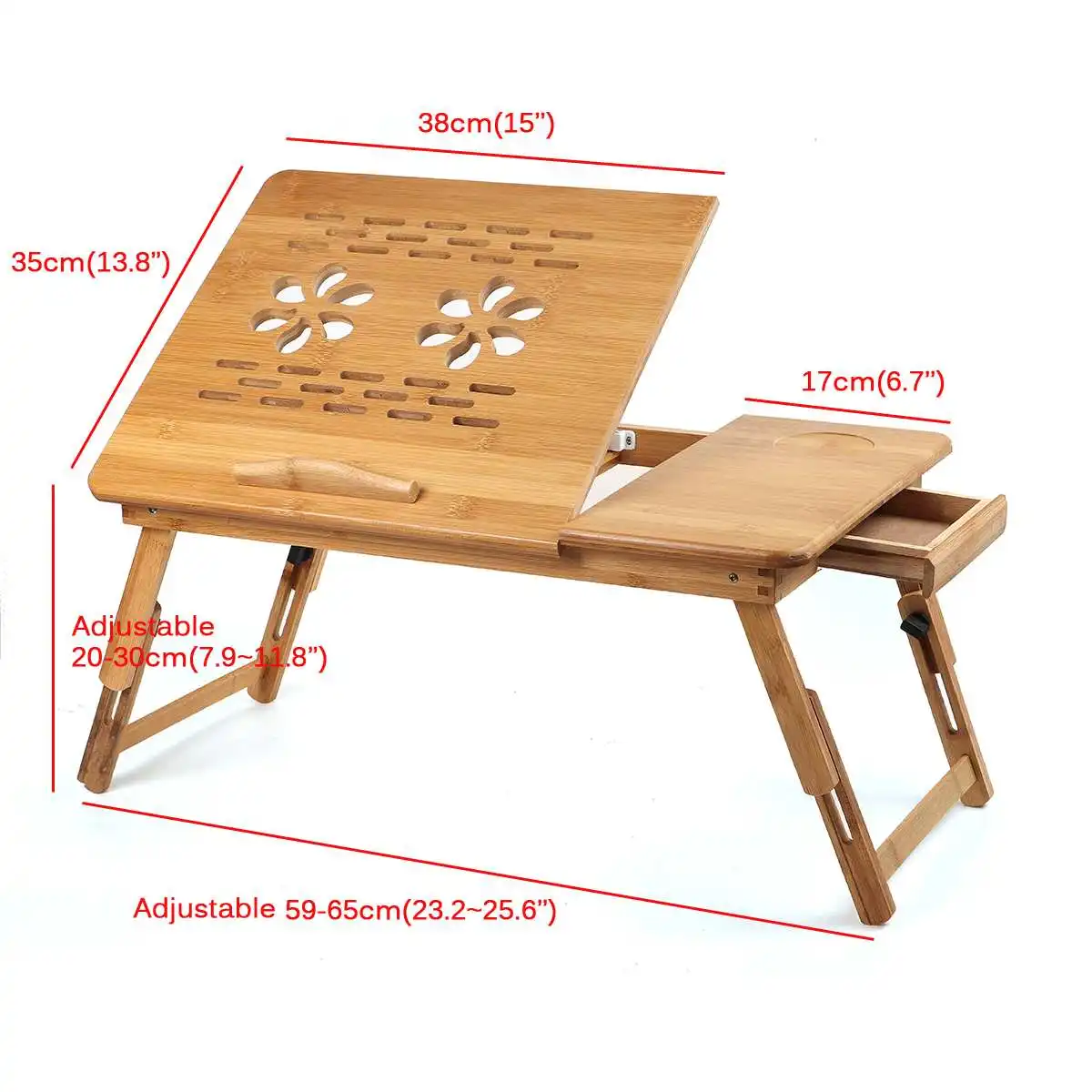 Bamboo Folding Laptop Desk Notebook Table Adjustable Breakfast Serving Tray Bed Table with Drawer Working in Bed Sofa W/Drawer
Bamboo Folding Laptop Desk Notebook Table Adjustable Breakfast Serving Tray Bed Table with Drawer Working in Bed Sofa W/Drawer