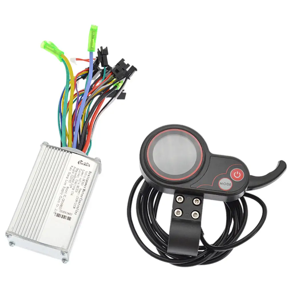 Brushless Motor Speed Controller LCD Panel 36V-60V 350W Light for Bike Electric Bicycle Scooter
Brushless Motor Speed Controller LCD Panel 36V-60V 350W Light for Bike Electric Bicycle Scooter
