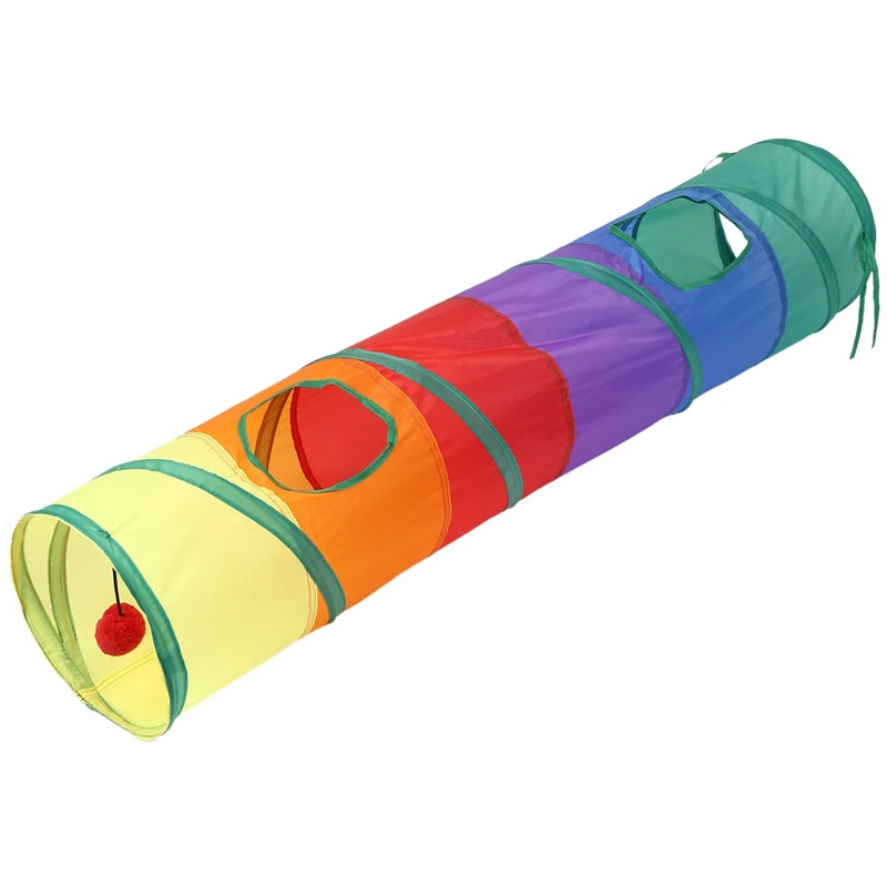 Cat Tunnel Pet Tube Collapsible Play Toy Indoor Outdoor Kitty Puppy Toys for Puzzle Exercising Hiding Training and Running with
Cat Tunnel Pet Tube Collapsible Play Toy Indoor Outdoor Kitty Puppy Toys for Puzzle Exercising Hiding Training and Running with