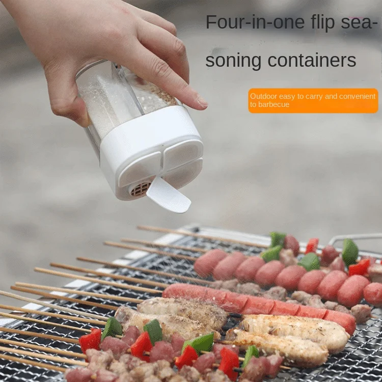 Kitchen Accessories Portable Outdoor Four-in-one Clamshell Non-flavor Seasoning Jar Kitchen Supplies Seasoning Box
Kitchen Accessories Portable Outdoor Four-in-one Clamshell Non-flavor Seasoning Jar Kitchen Supplies Seasoning Box