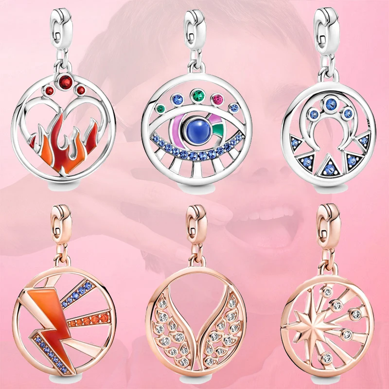 New Hot 925 Silver Me Charm Magic Eye Lightning Flame Pendant Suitable For Original Pandora Me Bracelet Necklace Women's Jewelry 
New Hot 925 Silver Me Charm Magic Eye Lightning Flame Pendant Suitable For Original Pandora Me Bracelet Necklace Women's Jewelry
