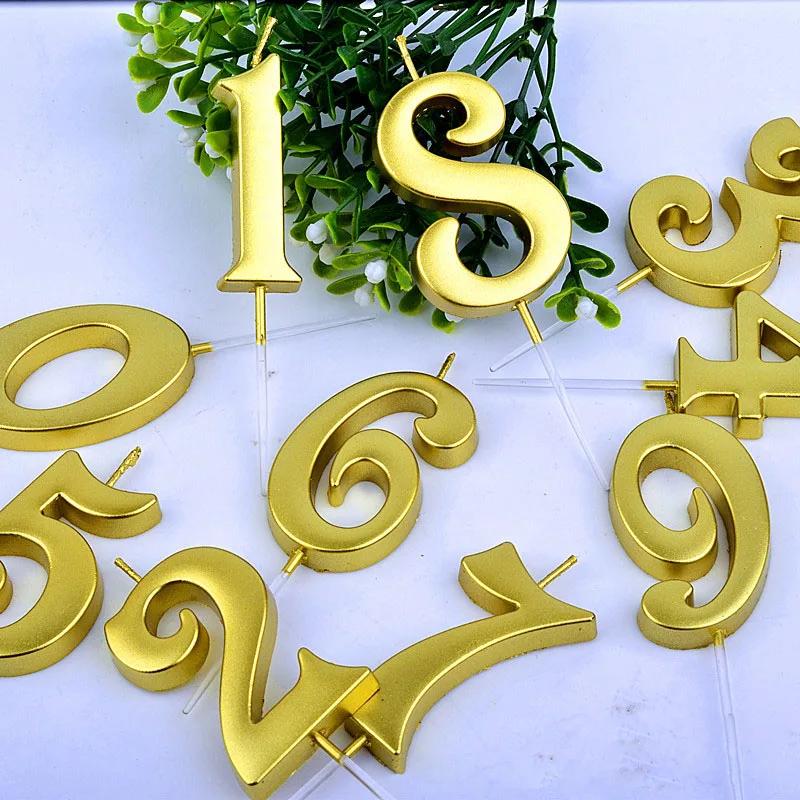 1Pc Creative Gold Birthday Candles 1 2 3 4 5 6 7 8 9 0 Kids Birthday Candles for Cake Party Supplies Decoration Cake Candles
1Pc Creative Gold Birthday Candles 1 2 3 4 5 6 7 8 9 0 Kids Birthday Candles for Cake Party Supplies Decoration Cake Candles