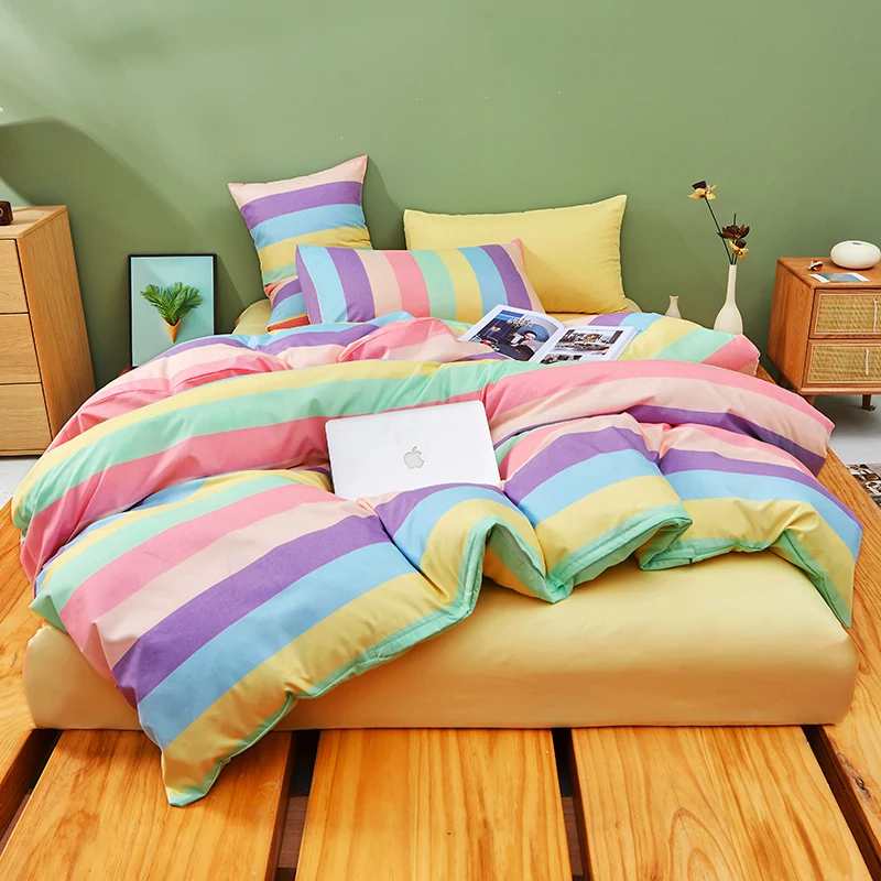 Colorful Bedding set Twin /Queen/King Size Bed Linen/Bed Sheet Duvet Cover set
Colorful Bedding set Twin /Queen/King Size Bed Linen/Bed Sheet Duvet Cover set
