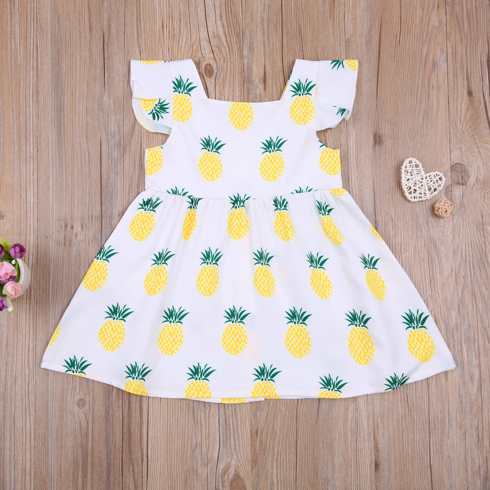 2021 New Summer 2-7Y Baby Girl Pineapple Print Dress Flared Short Sleeve Single Breasted Kid Children Fruit Clothes Outfit
2021 New Summer 2-7Y Baby Girl Pineapple Print Dress Flared Short Sleeve Single Breasted Kid Children Fruit Clothes Outfit