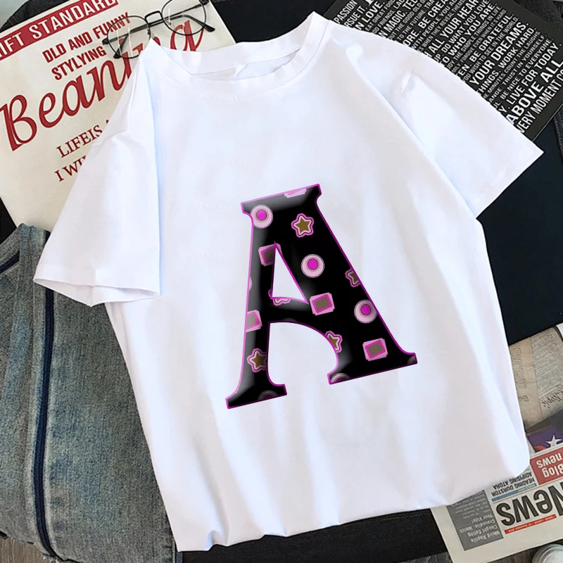 Woman T-shirt Letter Print Summer Harajuku Streetwear Short Sleeved O-Neck Top Tee Female Graphic White Ladies Plus Size Clothes
Woman T-shirt Letter Print Summer Harajuku Streetwear Short Sleeved O-Neck Top Tee Female Graphic White Ladies Plus Size Clothes