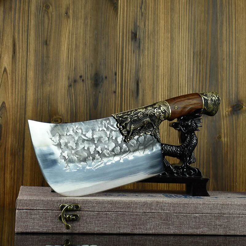 Бытовой нож Longquan для ковки костей ручной работы кухонный резки мяса привидение