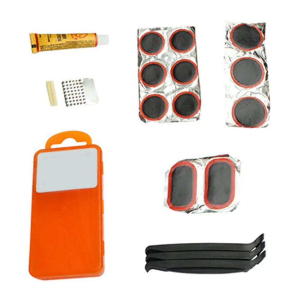 Brand New Bike Bicycle Flat Tire Repair Kit Tool Set Kit Patch Rubber Portable Fetal Best Quality Cycling
Brand New Bike Bicycle Flat Tire Repair Kit Tool Set Kit Patch Rubber Portable Fetal Best Quality Cycling