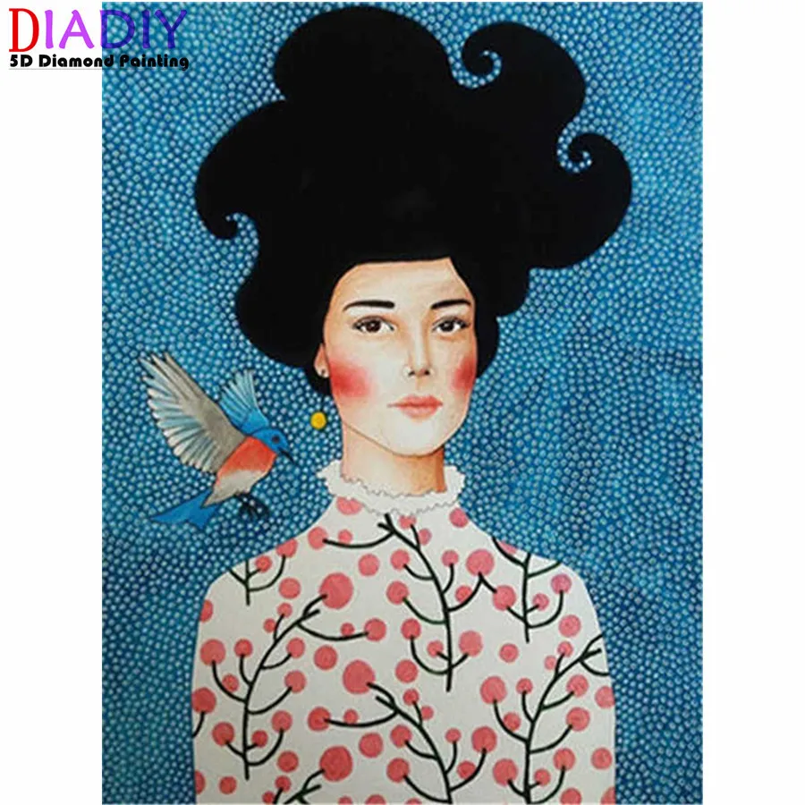 Full Round Drill Diamond Embroidery Woman Abstract Mosaic Handicraft Gift Diamond Painting Portrait Children's Room Decor
Full Round Drill Diamond Embroidery Woman Abstract Mosaic Handicraft Gift Diamond Painting Portrait Children's Room Decor