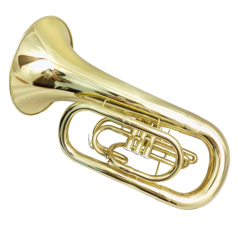 Bb Marching Euphonium Musical Instruments with Case and Mouthpiece Yellow Brass Body Lacquer Finishes
Bb Marching Euphonium Musical Instruments with Case and Mouthpiece Yellow Brass Body Lacquer Finishes