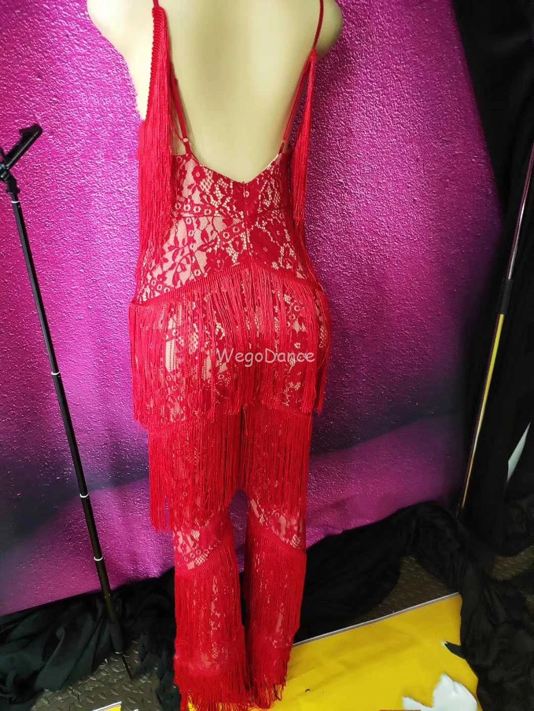 New Red Fringes Rhinestones Jumpsuit Women Stage Dance Costume Nightclub Dance Female Singer Show Bright Leotard
New Red Fringes Rhinestones Jumpsuit Women Stage Dance Costume Nightclub Dance Female Singer Show Bright Leotard