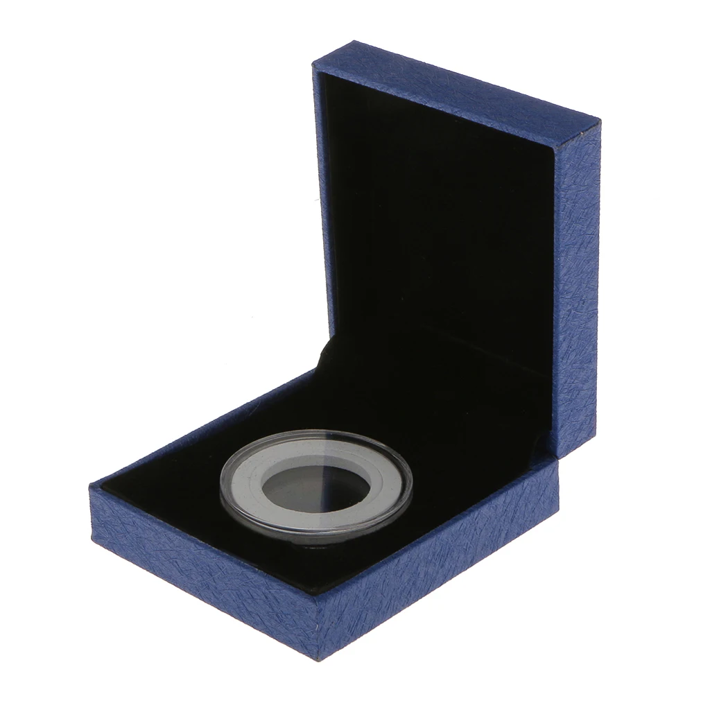 New Fancy Collectibles Single Coin Holder Display for 38MM Commemorative Coins Gift Box Coin Show Home Decoration Wedding Gift
New Fancy Collectibles Single Coin Holder Display for 38MM Commemorative Coins Gift Box Coin Show Home Decoration Wedding Gift