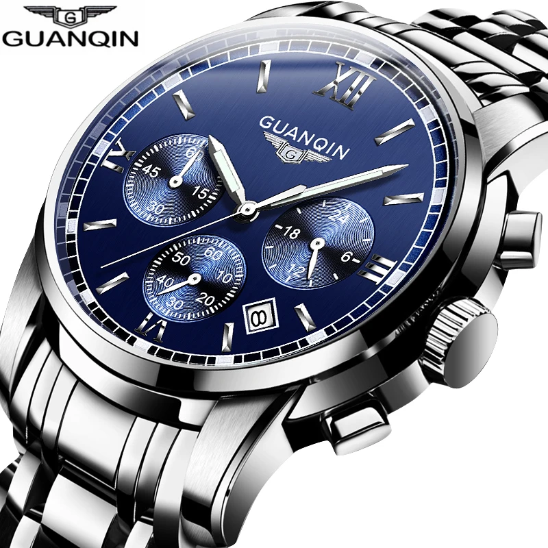 Часы наручные Guanqin GS19018 Мужские кварцевые, брендовые Роскошные модные спортивные полностью стальные водонепроницаемые в деловом стиле
Часы наручные Guanqin GS19018 Мужские кварцевые, брендовые Роскошные модные спортивные полностью стальные водонепроницаемые в деловом стиле