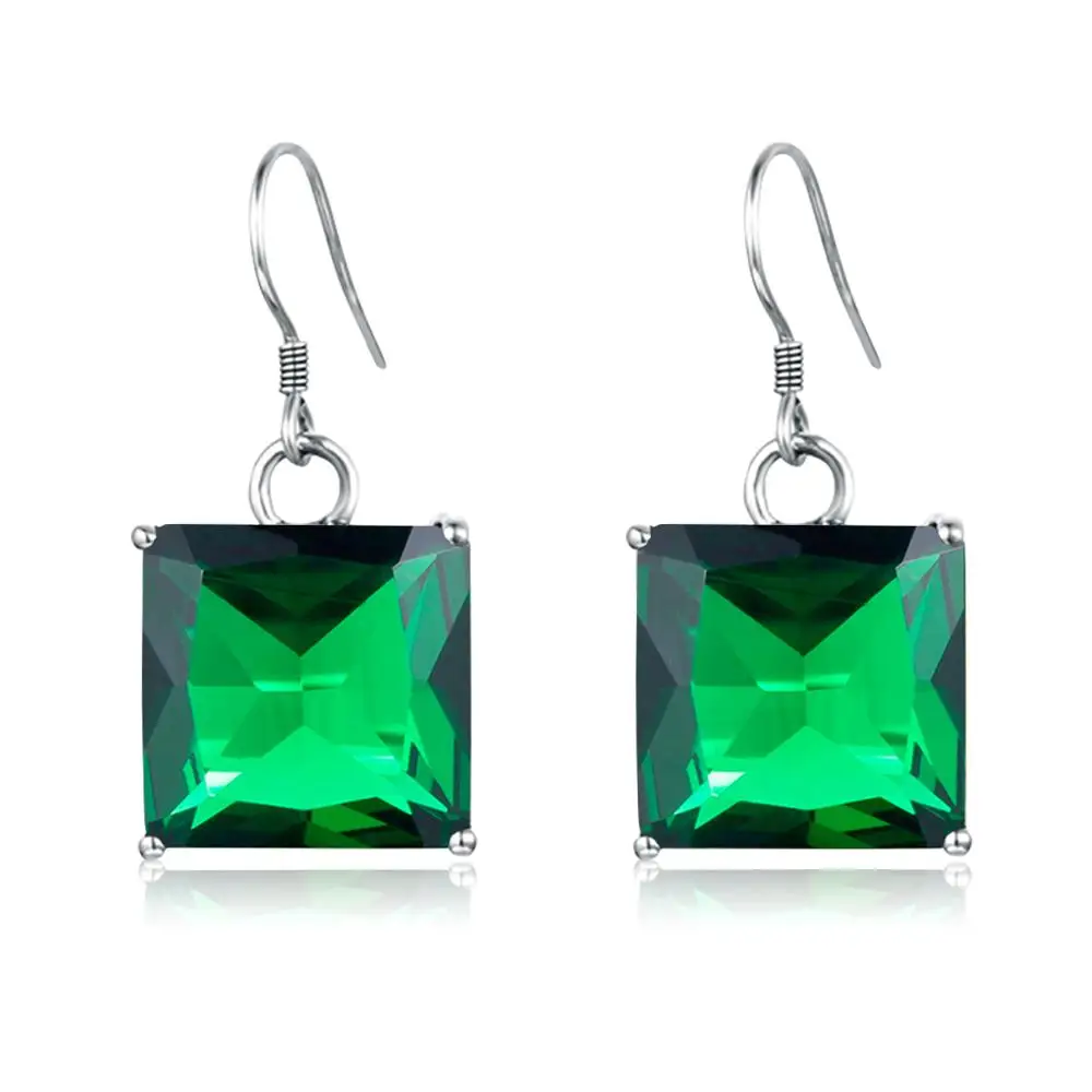 Szjinao Green Emerald Drop Earrings Women Silver 925 Earrings Square Vintage Gemstone Fine Jewellery Engrave Pendientes Discount
Szjinao Green Emerald Drop Earrings Women Silver 925 Earrings Square Vintage Gemstone Fine Jewellery Engrave Pendientes Discount