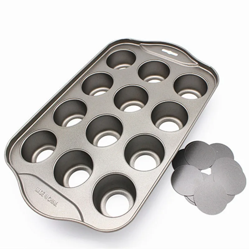 Removable 12 Mini Cake Tray Cheesecake Cup Non Stick Muffin Cupcake Baking Pan Case Party Tray Cake Mold Kitchen Baking Tool
Removable 12 Mini Cake Tray Cheesecake Cup Non Stick Muffin Cupcake Baking Pan Case Party Tray Cake Mold Kitchen Baking Tool
