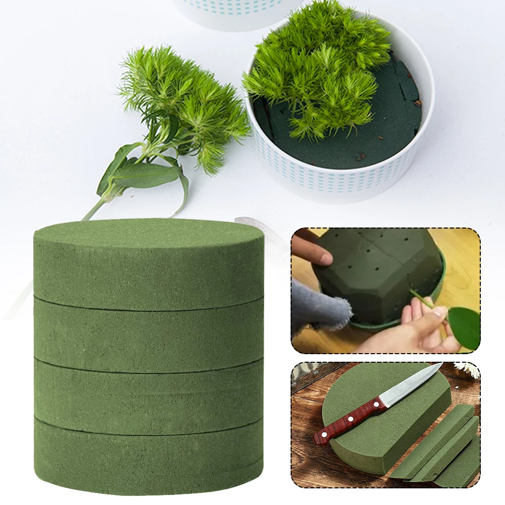 4Pcs Round Floral Foam Block 16.5cm Large Dry Flower Foam for Artificial and Fresh Flowers Wedding Decoration Flower Arrangement
4Pcs Round Floral Foam Block 16.5cm Large Dry Flower Foam for Artificial and Fresh Flowers Wedding Decoration Flower Arrangement