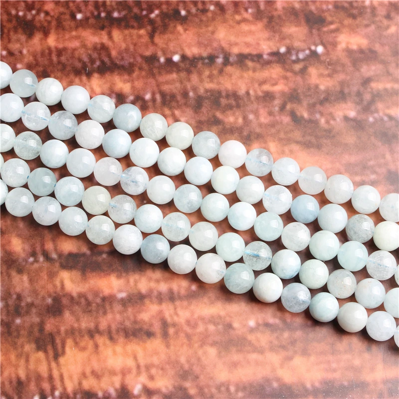 Aquamarine Natural Stone Beads Loose Stone Beads For Jewelry Making DIY Bracelets Necklace Accessories 4/ 6/8/10mm
Aquamarine Natural Stone Beads Loose Stone Beads For Jewelry Making DIY Bracelets Necklace Accessories 4/ 6/8/10mm