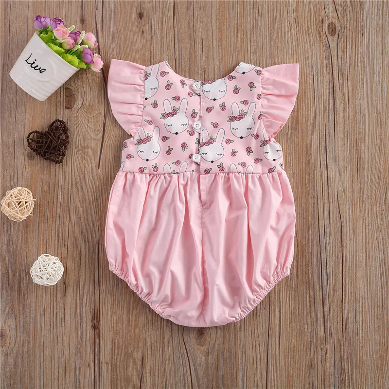 0-24M Little Girl Jumpsuit, Cute And Fashionable Cartoon Print Round Neck Jumpsuit, Birthday Party Photo 
0-24M Little Girl Jumpsuit, Cute And Fashionable Cartoon Print Round Neck Jumpsuit, Birthday Party Photo