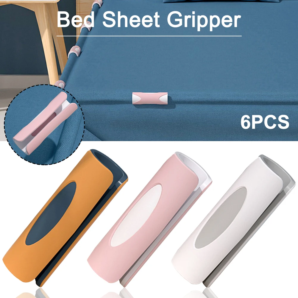 6pcs Bedsheet Clips Plastic Slip-Resistant Clamp Quilt Bed Cover Grippers Fasteners Mattress Holder For Sheets Home Clothes Peg
6pcs Bedsheet Clips Plastic Slip-Resistant Clamp Quilt Bed Cover Grippers Fasteners Mattress Holder For Sheets Home Clothes Peg