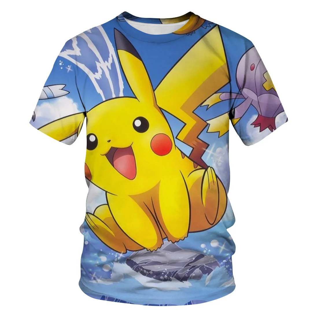 Pokemon Summer T Shirt Men Streetwear Costume Short Sleeve Tees Tops Cute Anime Pikachu Children Clothes Casual 3D Print T-shirt
Pokemon Summer T Shirt Men Streetwear Costume Short Sleeve Tees Tops Cute Anime Pikachu Children Clothes Casual 3D Print T-shirt