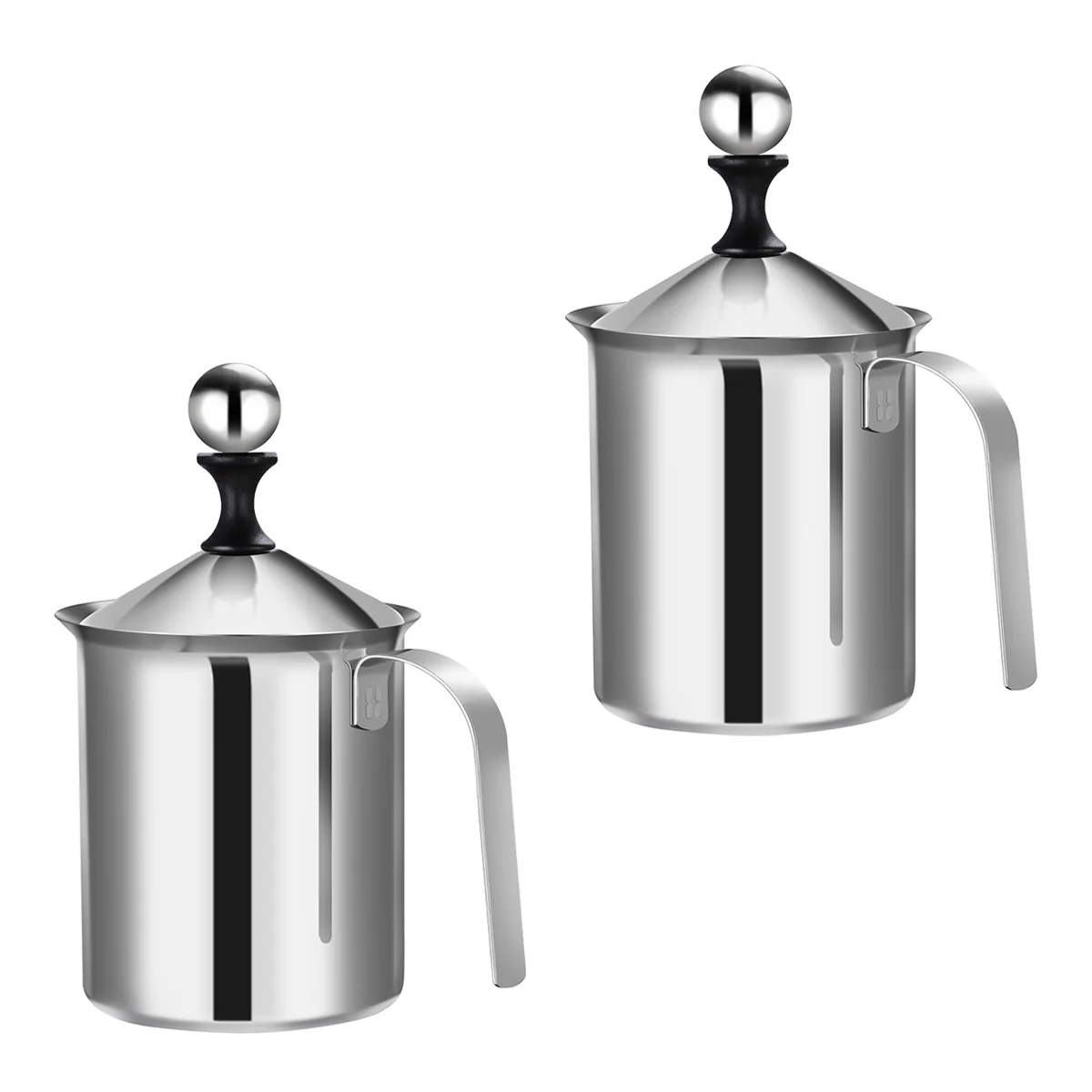 2pcs Double Strainer Stainless Steel Foamer Frothing Pitcher Manual Frother Coffee Utensils (800CC) 
2pcs Double Strainer Stainless Steel Foamer Frothing Pitcher Manual Frother Coffee Utensils (800CC)