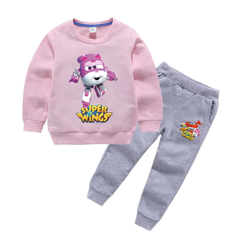 Cartoon Print Toys Baby Sweatshirts Super Cute Deformation Airplane Robot Pattern Tops Pants Suits For Children Gift
Cartoon Print Toys Baby Sweatshirts Super Cute Deformation Airplane Robot Pattern Tops Pants Suits For Children Gift