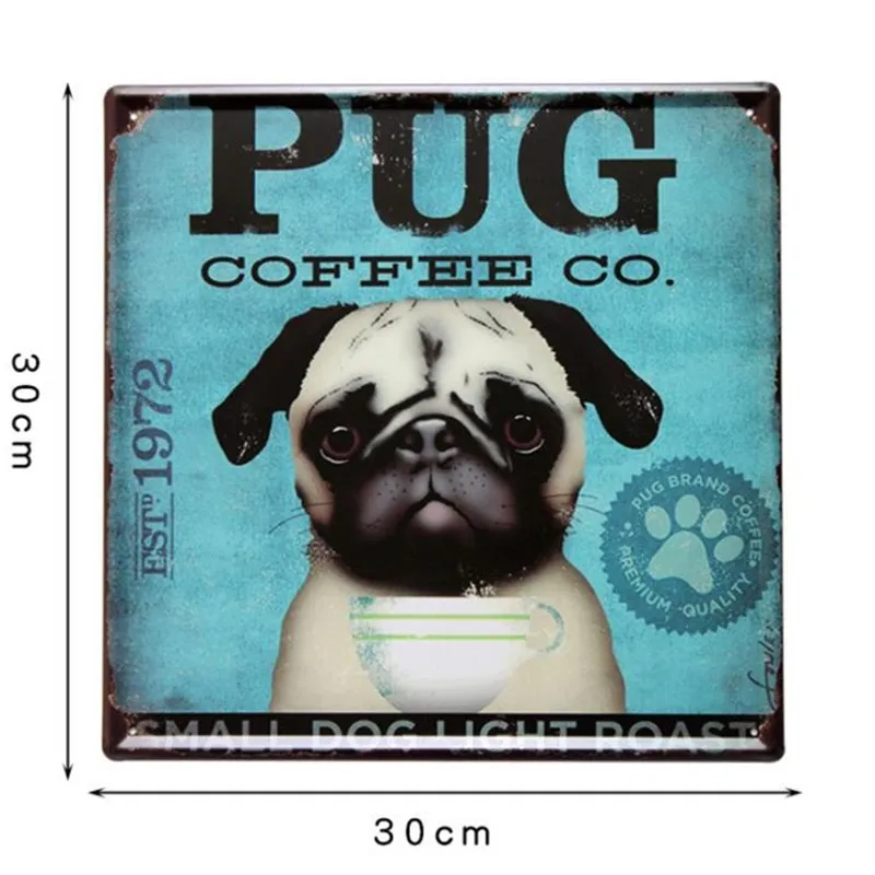 Vintage Cute Dog Metal Tin Signs Coffee Metal Poster Bars Kitchen Pub Cafe Wall Decor Retro Wall Decor
Vintage Cute Dog Metal Tin Signs Coffee Metal Poster Bars Kitchen Pub Cafe Wall Decor Retro Wall Decor