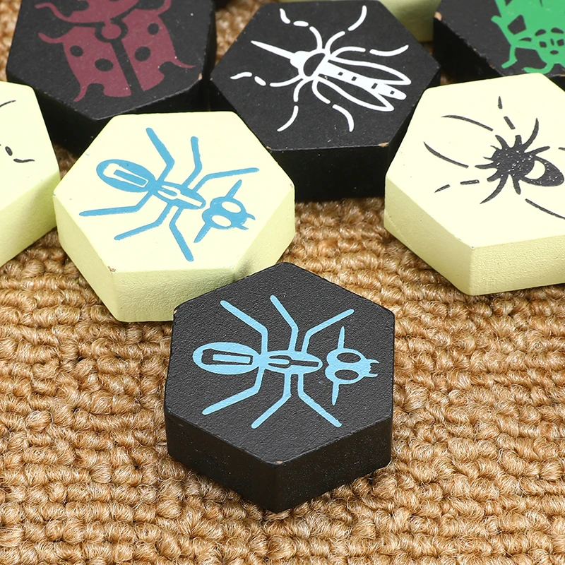 New Hive Board Game 2 Players Family/Party Parents with Children Funny Game Entertainment Made High Quality Wooden Fun Game