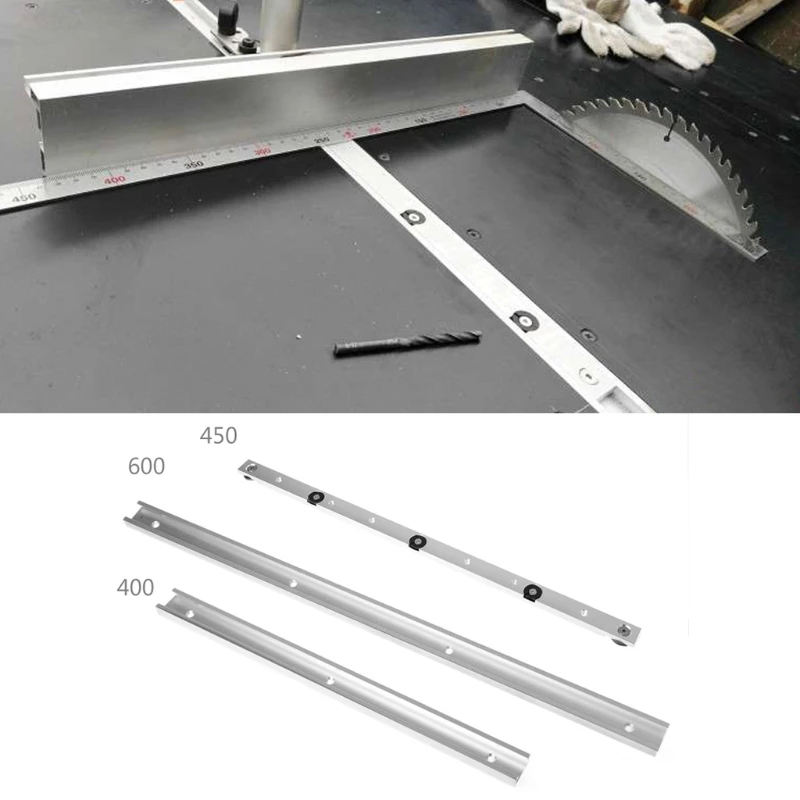 400/450/600mm T-tracks Aluminum Slot Miter Track Jig Fixture For Router Table Bands
400/450/600mm T-tracks Aluminum Slot Miter Track Jig Fixture For Router Table Bands