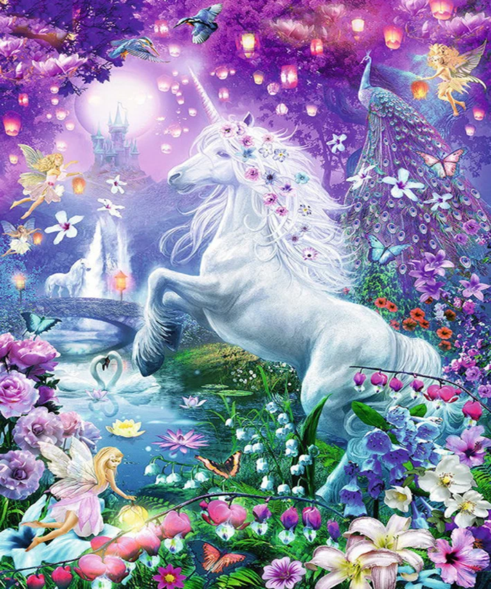 5D Diamond Painting Kit Animal Fantasy Unicorn Resin Full Drill Embroidery Cross Stitch Mosaic Rhinestone Picture Home Decor
5D Diamond Painting Kit Animal Fantasy Unicorn Resin Full Drill Embroidery Cross Stitch Mosaic Rhinestone Picture Home Decor