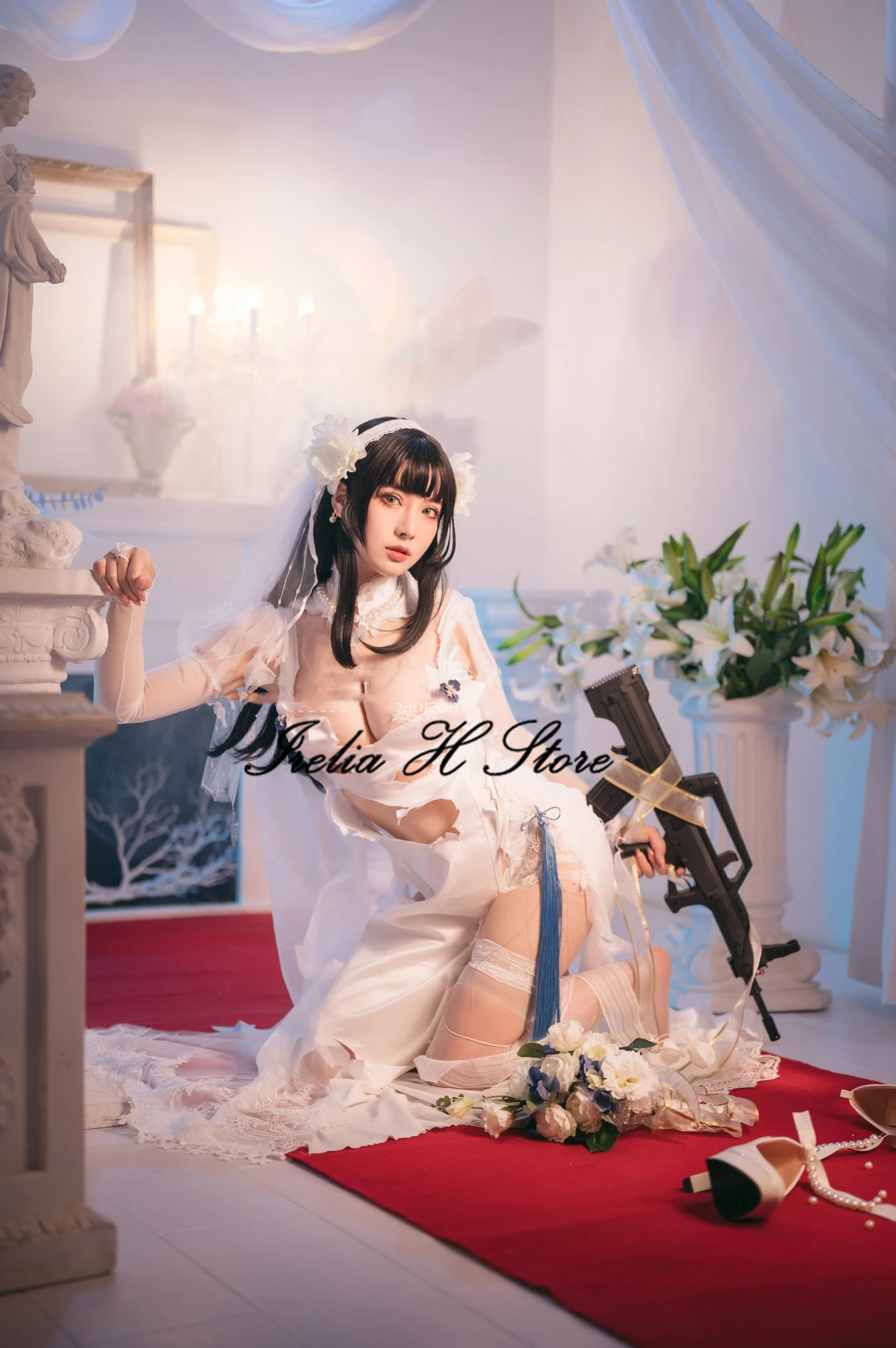 Girls Frontline QBZ95 Cosplay Costume QBZ95 Wedding Dress dresses female Custom made/size
Girls Frontline QBZ95 Cosplay Costume QBZ95 Wedding Dress dresses female Custom made/size