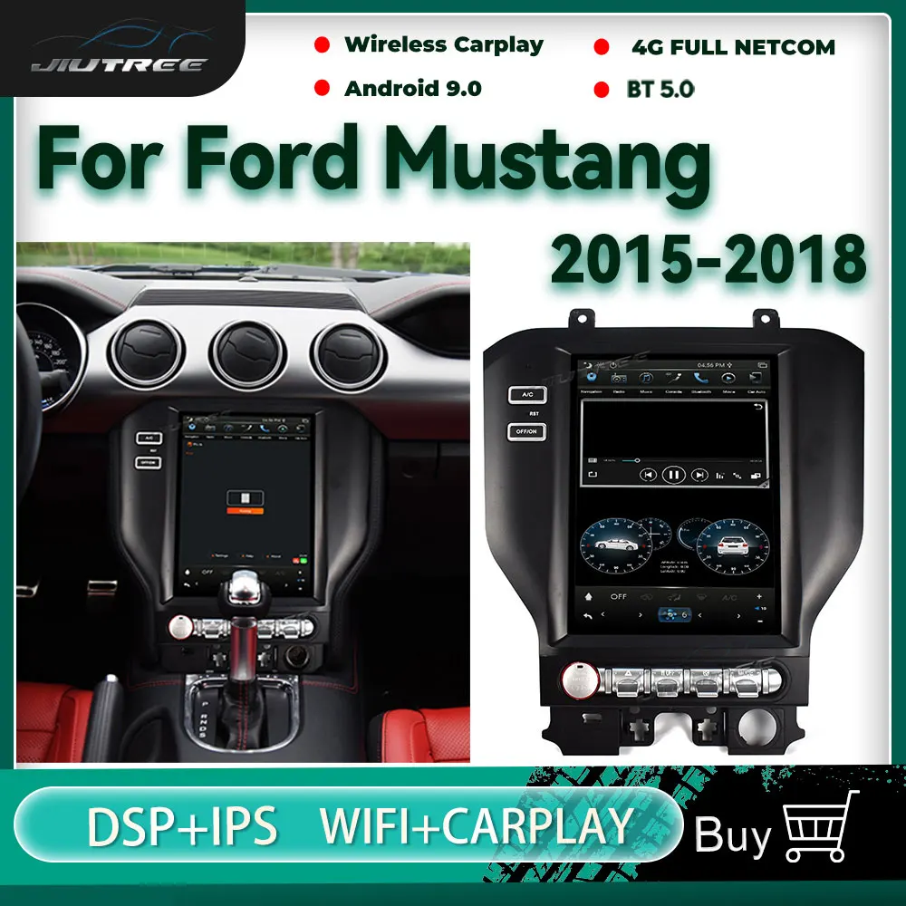 Автомобильный радиоприемник с вертикальным экраном Android 9,0 для Ford Mustang 2015-2018, автомобильный GPS-навигатор, Беспроводной мультимедийный DVD-плее...
Автомобильный радиоприемник с вертикальным экраном Android 9,0 для Ford Mustang 2015-2018, автомобильный GPS-навигатор, Беспроводной мультимедийный DVD-плее...