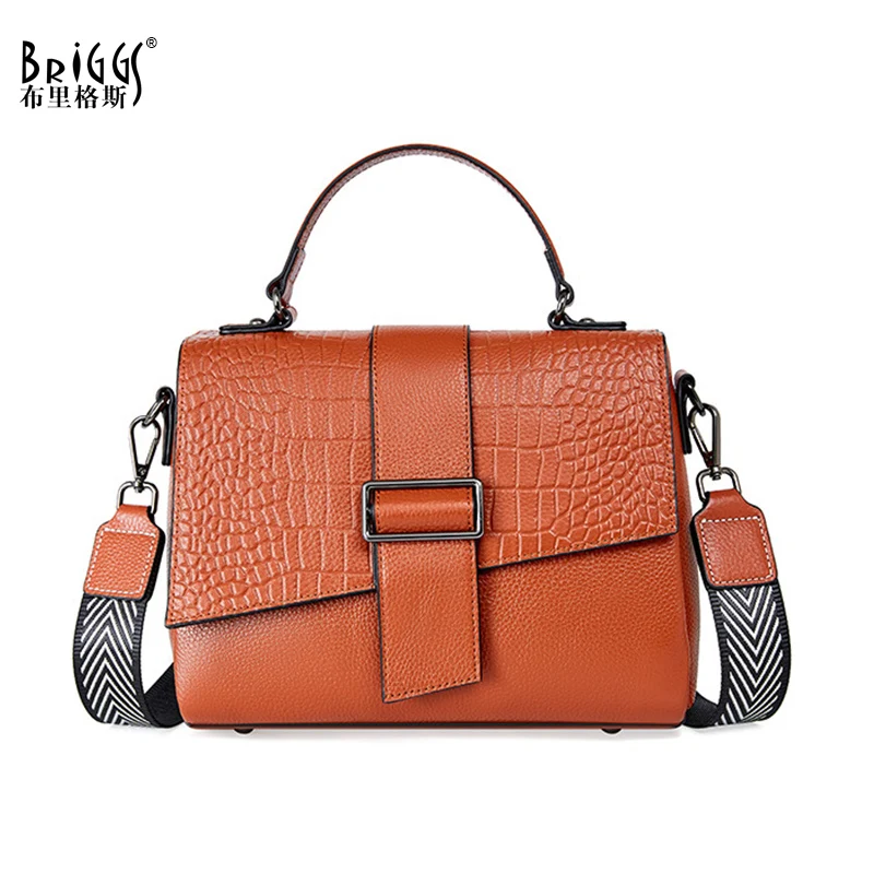 BRIGGS Bussiness Lady Top-handle Bag Soft Genuine Leather Handbag Casual Shoulder Bag For Women High Quality Messenger Purse
BRIGGS Bussiness Lady Top-handle Bag Soft Genuine Leather Handbag Casual Shoulder Bag For Women High Quality Messenger Purse