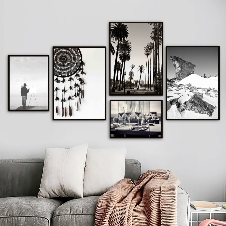 Dream Catcher Feather Palm Tree Sea Man Wall Art Canvas Painting Nordic Posters And Prints Wall Pictures For Living Room Decor
Dream Catcher Feather Palm Tree Sea Man Wall Art Canvas Painting Nordic Posters And Prints Wall Pictures For Living Room Decor