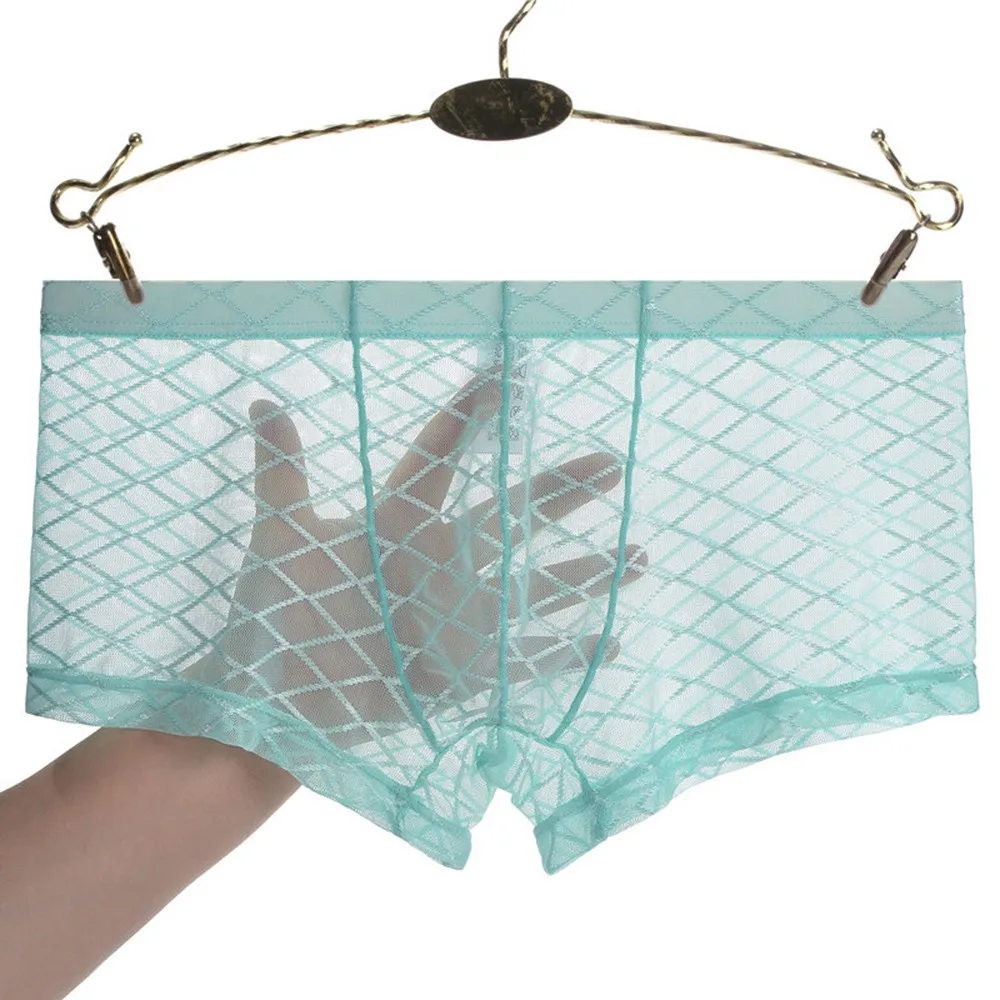 2021 Men's Underwear Man Boxer Summer Ice Network Mesh Breathable Sexy Youth Boxers Ventilate Shorts Four Shorts Cosy
2021 Men's Underwear Man Boxer Summer Ice Network Mesh Breathable Sexy Youth Boxers Ventilate Shorts Four Shorts Cosy