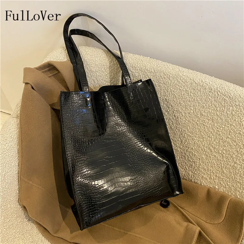 Large Capacity Women Handbags Female 2021 New Simple And Fashionable Shoulder Bags Retro Tote Bags Crocodile Pattern Bucket Bags
Large Capacity Women Handbags Female 2021 New Simple And Fashionable Shoulder Bags Retro Tote Bags Crocodile Pattern Bucket Bags