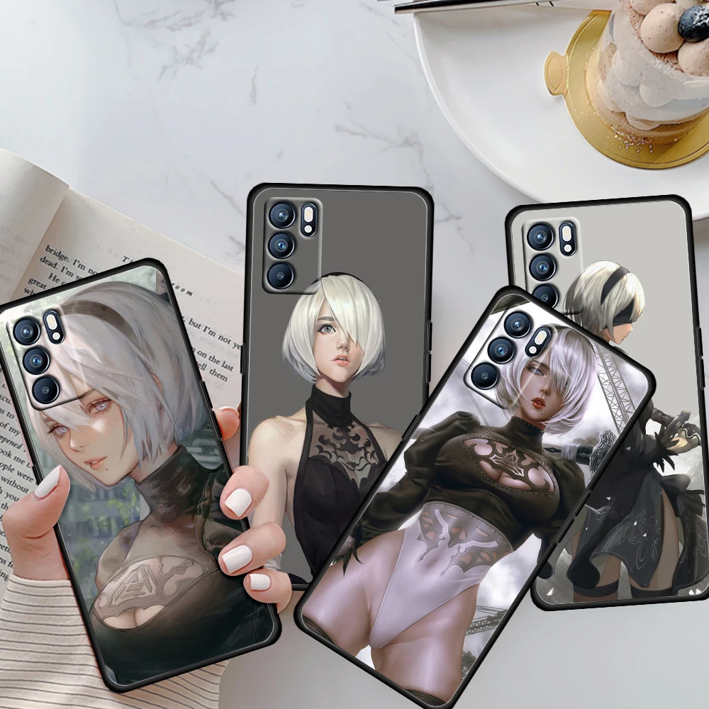Nier Automata Anime Gril For OPPO Reno 6 5 4 3 2 5Z 5F 5K ACE 10 X ZOOM 4G 5G Pro Plus Soft Black Phone Case Shell Cover
Nier Automata Anime Gril For OPPO Reno 6 5 4 3 2 5Z 5F 5K ACE 10 X ZOOM 4G 5G Pro Plus Soft Black Phone Case Shell Cover