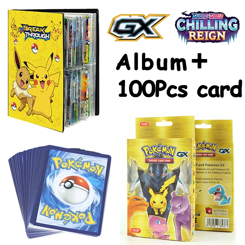 100 шт. блестящие английские карты Pokemon GX аниме Покемоны карточный альбом Коллекционная книга Игра карточка аниме карта Книга подарок для дет...
100 шт. блестящие английские карты Pokemon GX аниме Покемоны карточный альбом Коллекционная книга Игра карточка аниме карта Книга подарок для дет...