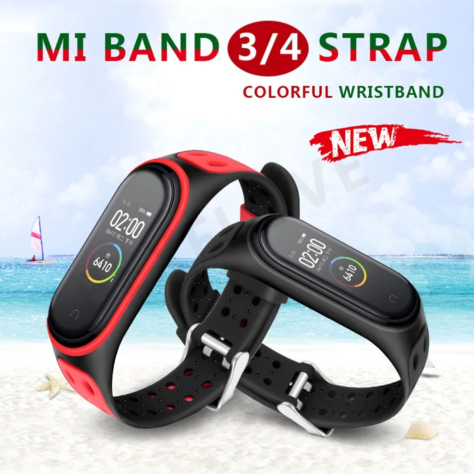 Защитный ремешок на запястье для браслета Xiaomi Mi Band 3 4 силиконовый браслет Miband NFC