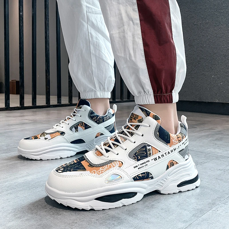 Summer new breathable mesh men's running shoes thick-soled outdoor heightening sports leisure jogging hiking old shoes
Summer new breathable mesh men's running shoes thick-soled outdoor heightening sports leisure jogging hiking old shoes