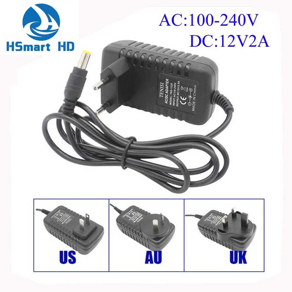 Camera Power DC 12V 2A AC 100-240V EU US UK AU DC Adapter Charger Power Supply 2.5*5.5mm for LED Strip Light DVR Systems
Camera Power DC 12V 2A AC 100-240V EU US UK AU DC Adapter Charger Power Supply 2.5*5.5mm for LED Strip Light DVR Systems