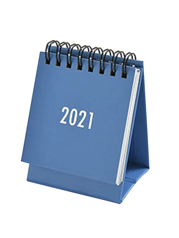 Настольный календарь 2020-2021 складной ежемесячный портативный мини 2021 года для