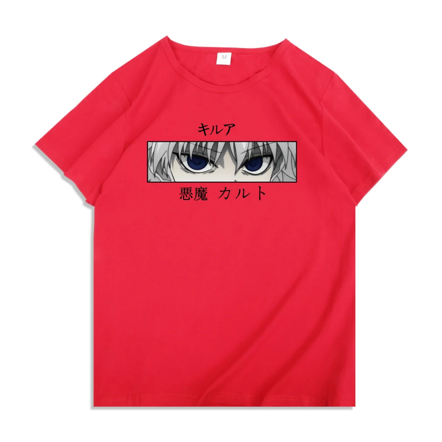 Hunter X Hunter Anime Mens T Shirt Top Tee Killua Zoldyck Devil Eye Kurapika Tops Short Sleeve T-shirt Casual Men women tshirt
Hunter X Hunter Anime Mens T Shirt Top Tee Killua Zoldyck Devil Eye Kurapika Tops Short Sleeve T-shirt Casual Men women tshirt