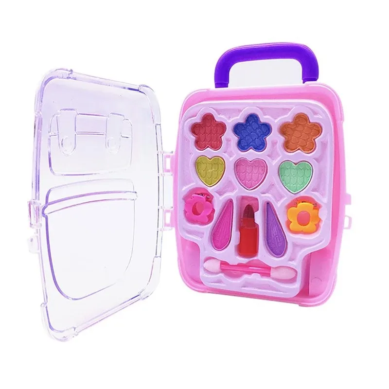 HOT! Children's Cosmetics Princess Makeup Box Trolley Case Shape Eye Shadow Lipstick Safe Nontoxic Girl Birthday Christmas Gifts
HOT! Children's Cosmetics Princess Makeup Box Trolley Case Shape Eye Shadow Lipstick Safe Nontoxic Girl Birthday Christmas Gifts