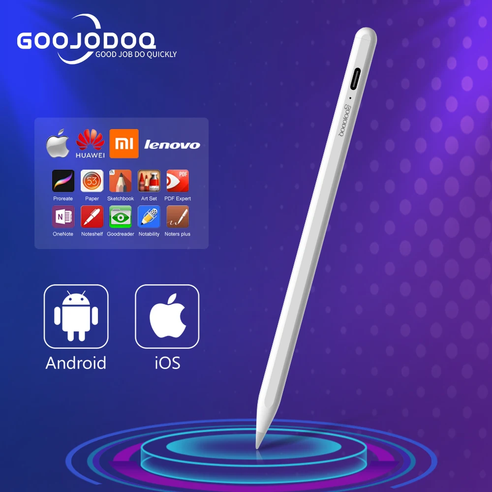 Ручка-карандаш GOOJODOQ для Apple Pencil 1 2 iPad, стилус для планшета Android IOS, ручка для сенсорного экрана Xiaomi Huawei Samsung
Ручка-карандаш GOOJODOQ для Apple Pencil 1 2 iPad, стилус для планшета Android IOS, ручка для сенсорного экрана Xiaomi Huawei Samsung