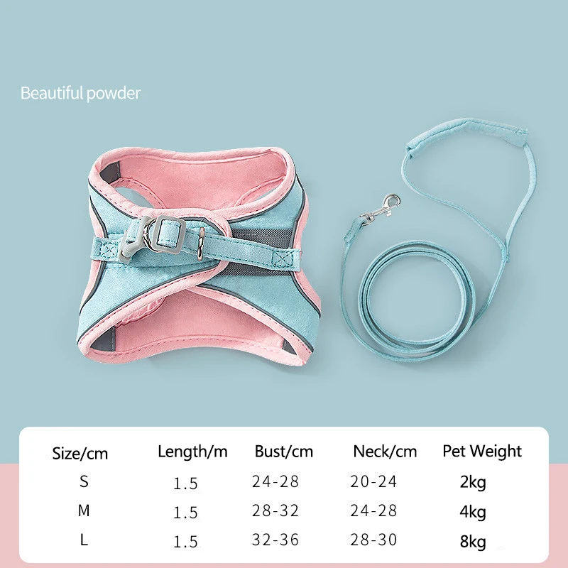 Cat Dog Harness Reflective Breathable Adjustable Harness for Small large Dog French Bulldog Chihuahua Harness Vest Pet Products
Cat Dog Harness Reflective Breathable Adjustable Harness for Small large Dog French Bulldog Chihuahua Harness Vest Pet Products